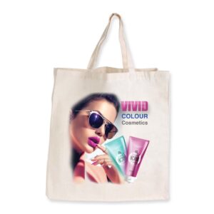 Shopping Short Handled Calico Bag 130Gsm