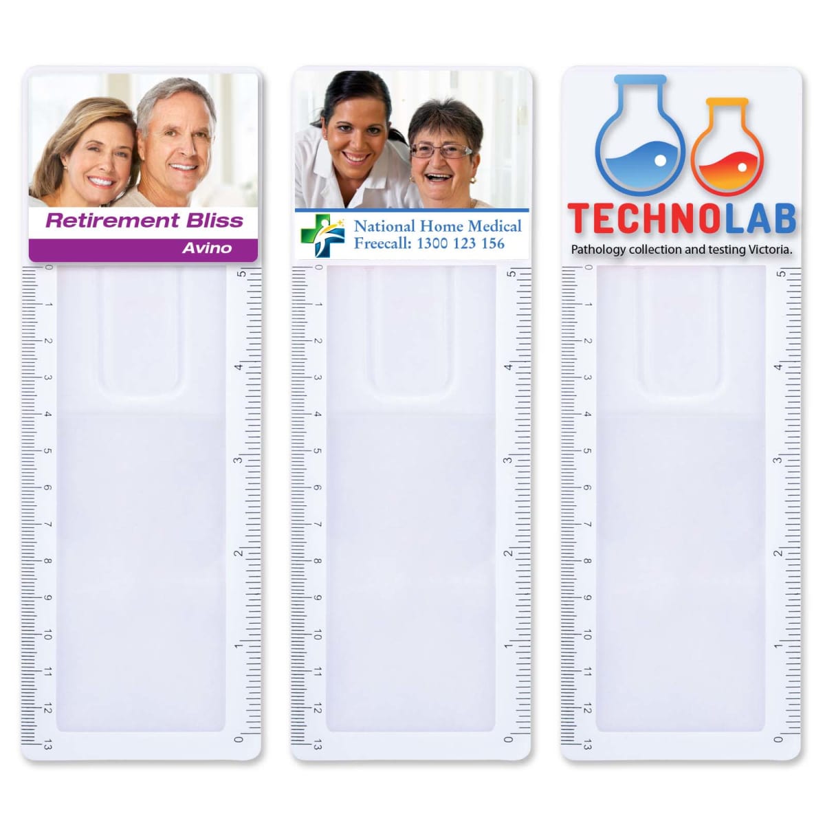 Toya Bookmark Magnifier Rulers