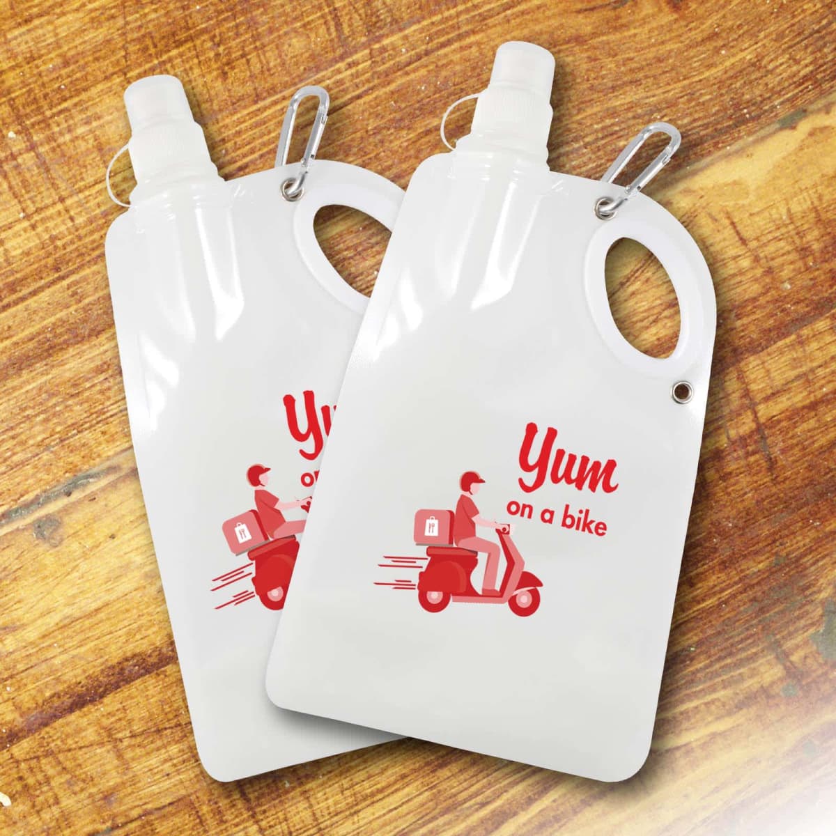 Big Logo Printed Collapsible Water Bottles