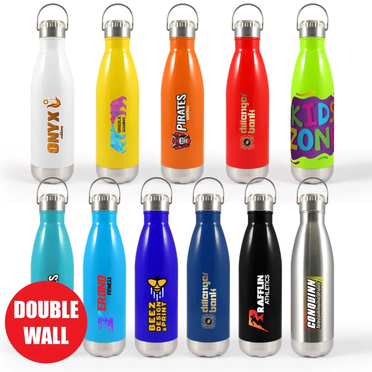 Evanston Vacuum Bottles With Hanger Lid