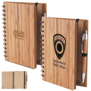 Enviromentally Friendly Bamboo Notebooks