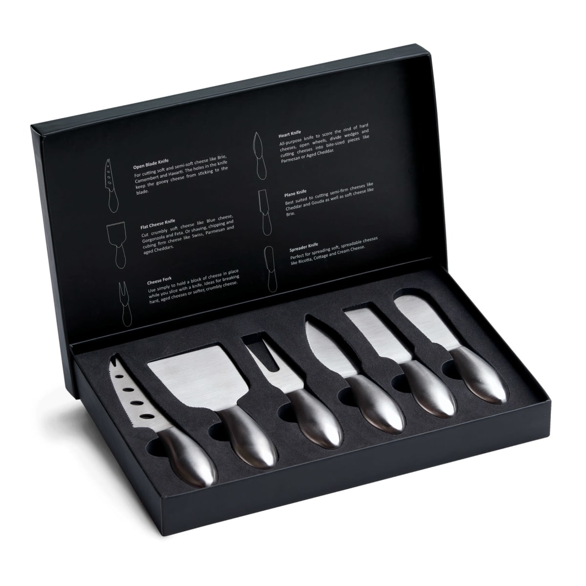Mezzo Cheese Knife 6 Pcs Sets