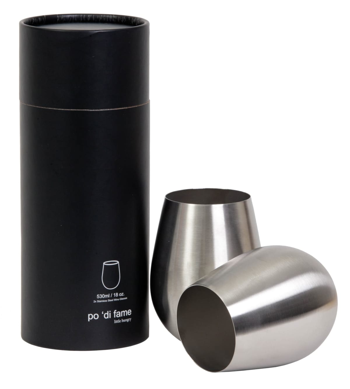 Alonso Stainless Steel Wine Glass Sets