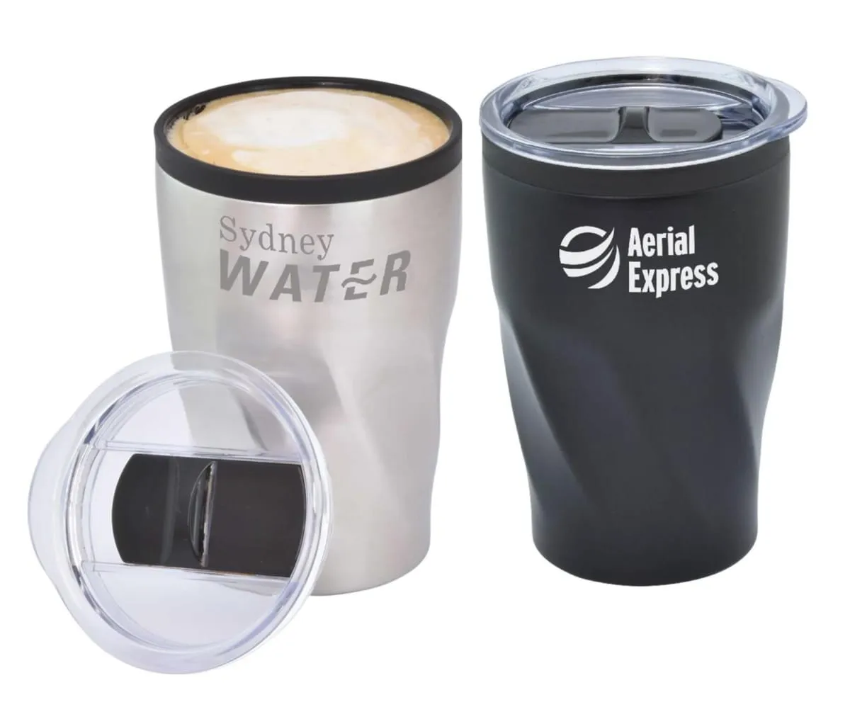 Helix Vacuum Travel Cups