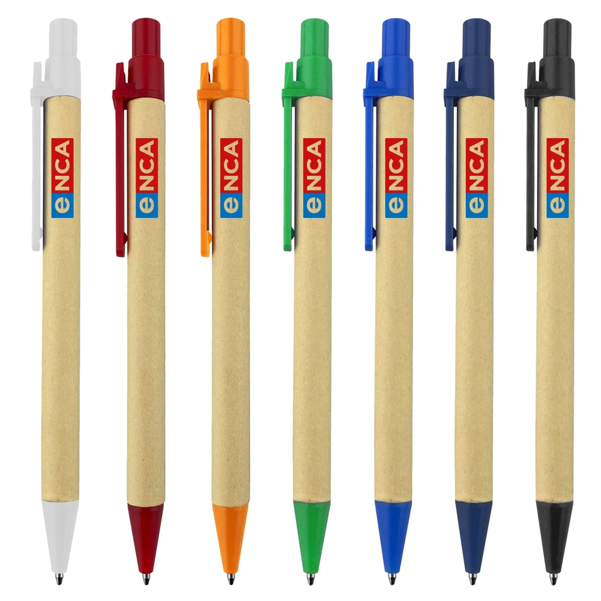 Astor Recycled Cardboard Pens - rush