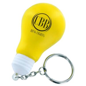 Lighting Bulb Key Ring