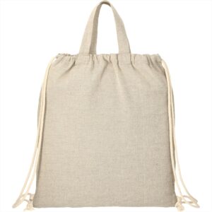 Cardiff Recycled Cotton Drawstring Bags