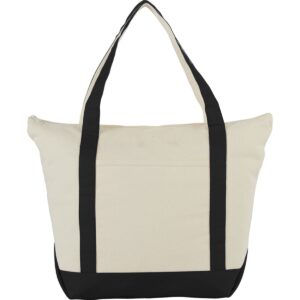 Charlotte Zippered Cotton Tote Bags 37L