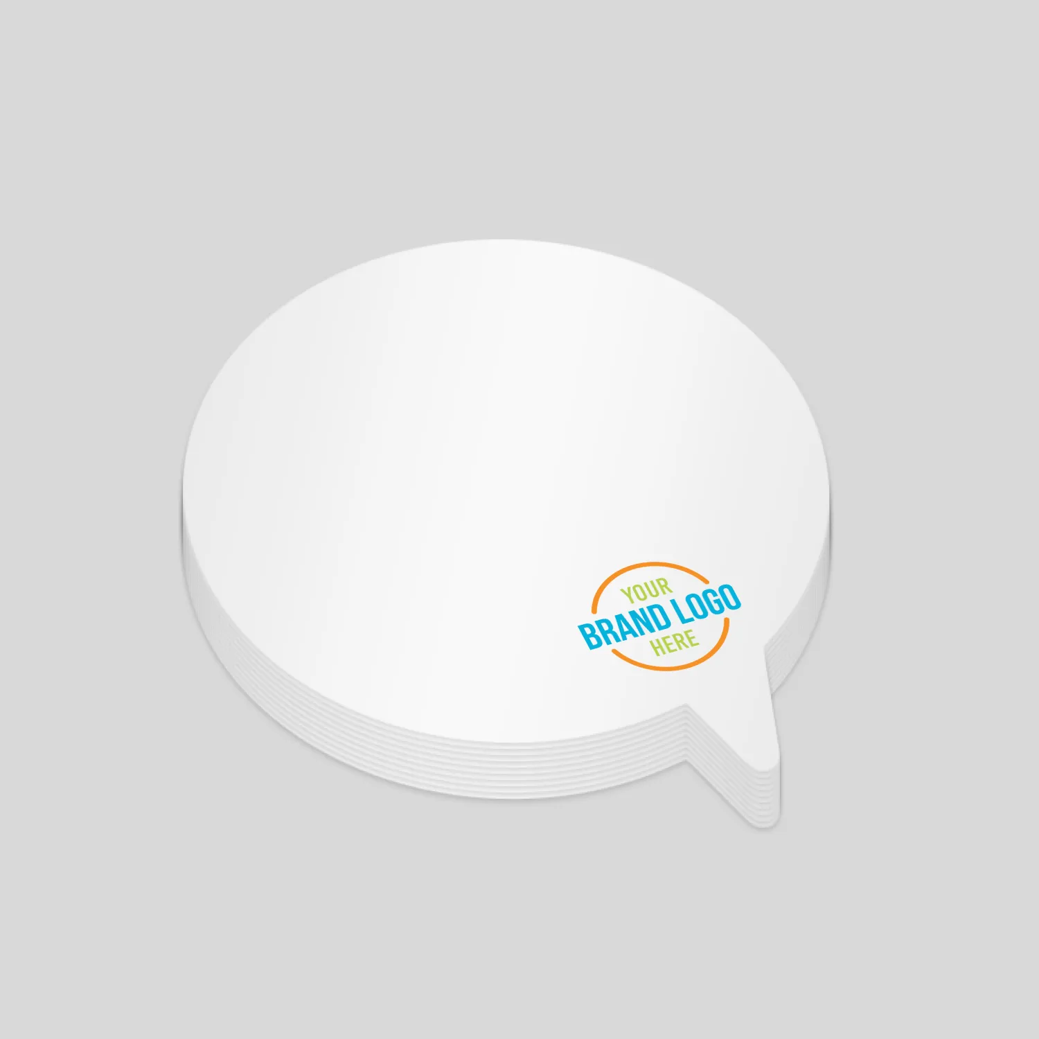 Speech Bubble Custom Sticky Notes