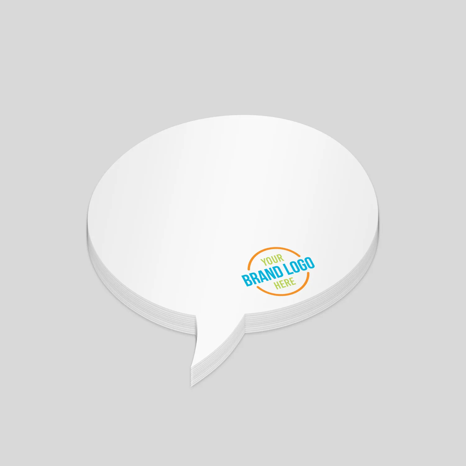 Speech Balloon Custom Sticky Notes 88Mm X 77Mm