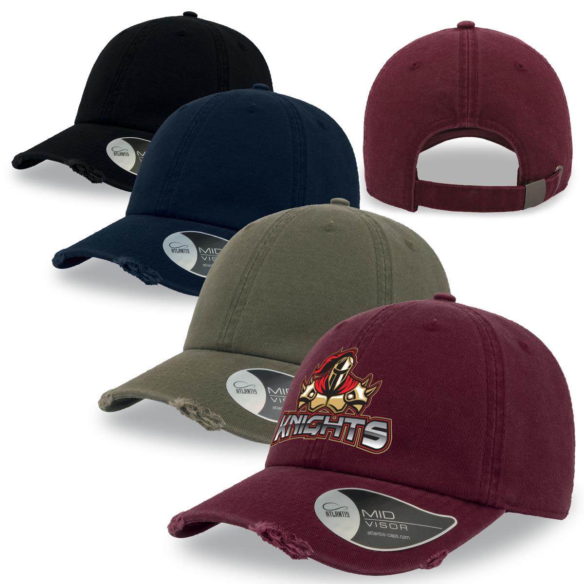 Distressed Casual Caps
