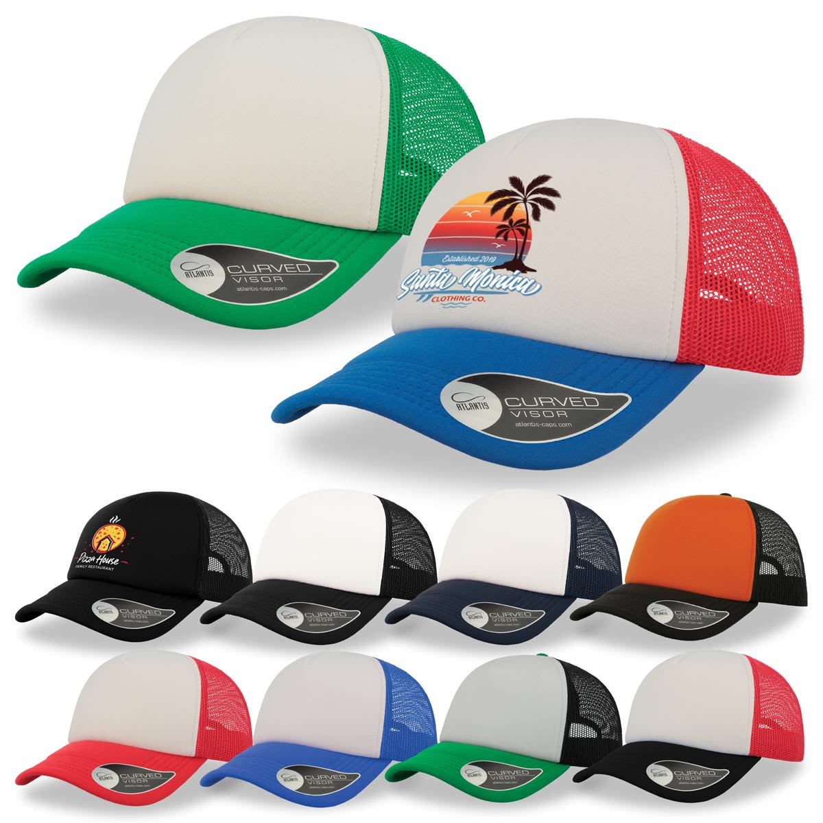 Flix Polyester Foam Mesh Caps