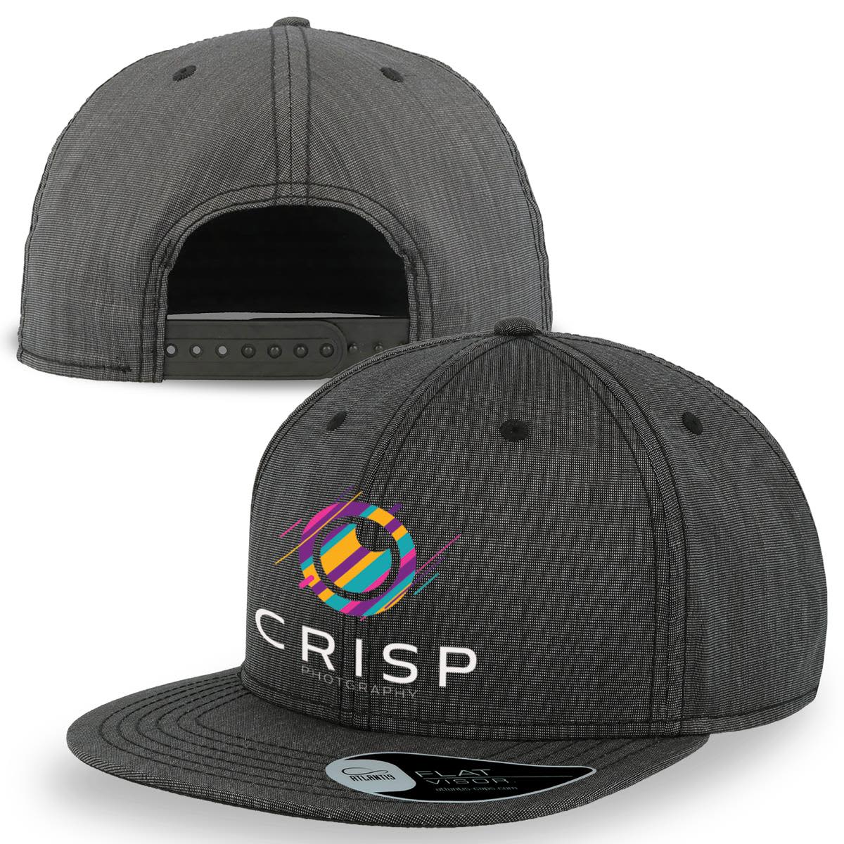 Zest Cambric Flat Peak Caps