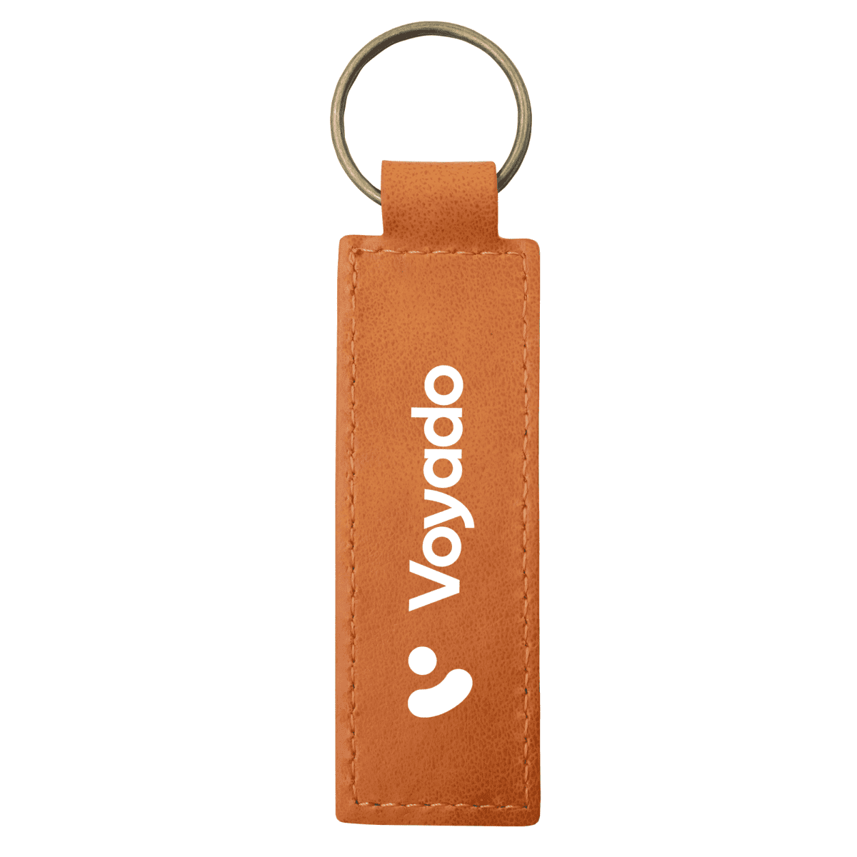 Ecoluxe Recycled Leather Keyring - rush