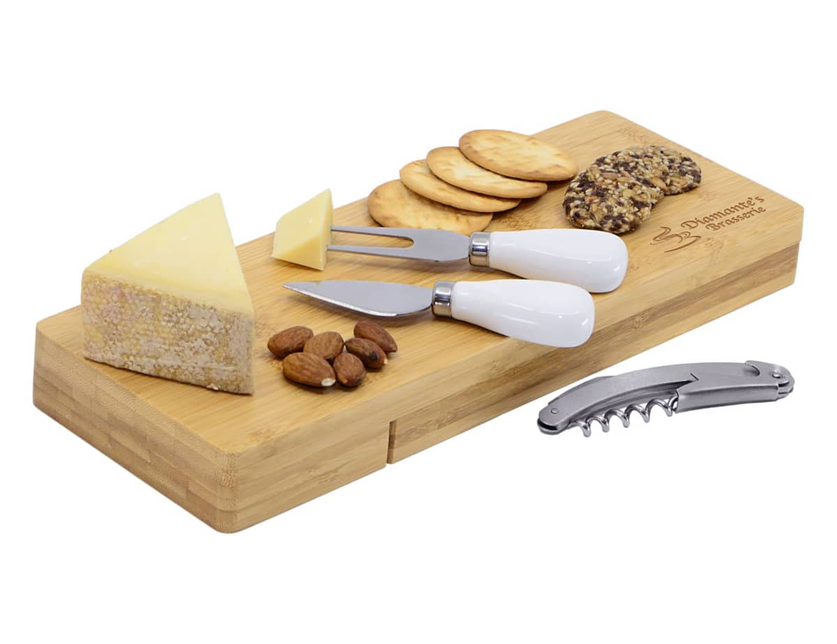 Picnicville Bamboo Cheese Board Sets