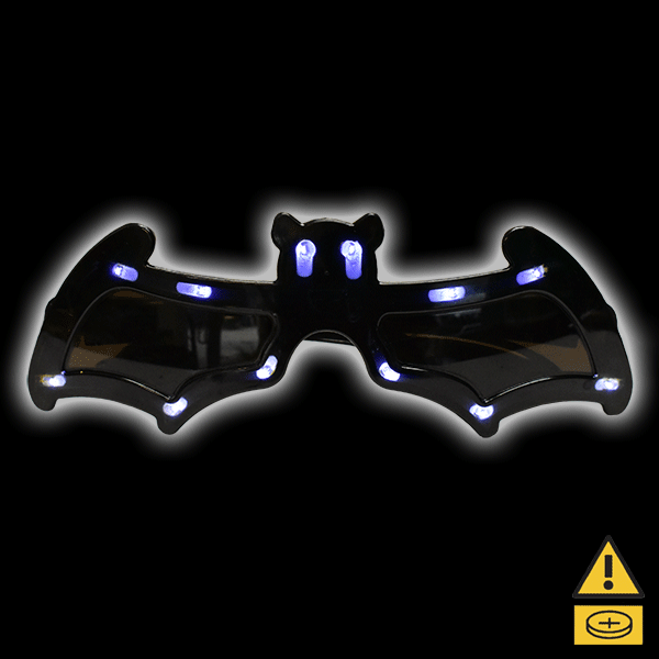 Costume Bat Led Glasses