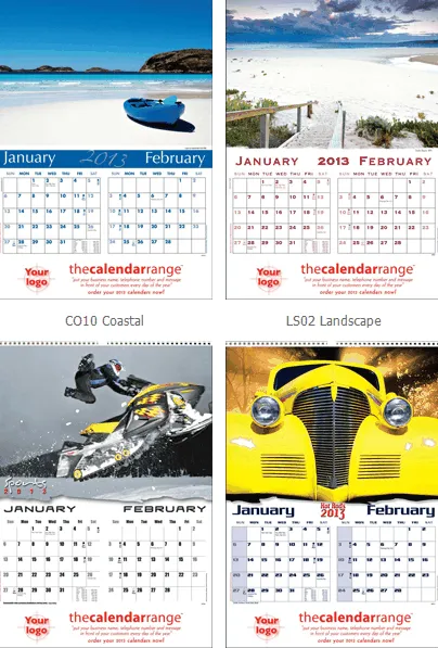 6 Leaf Wall Calendars
