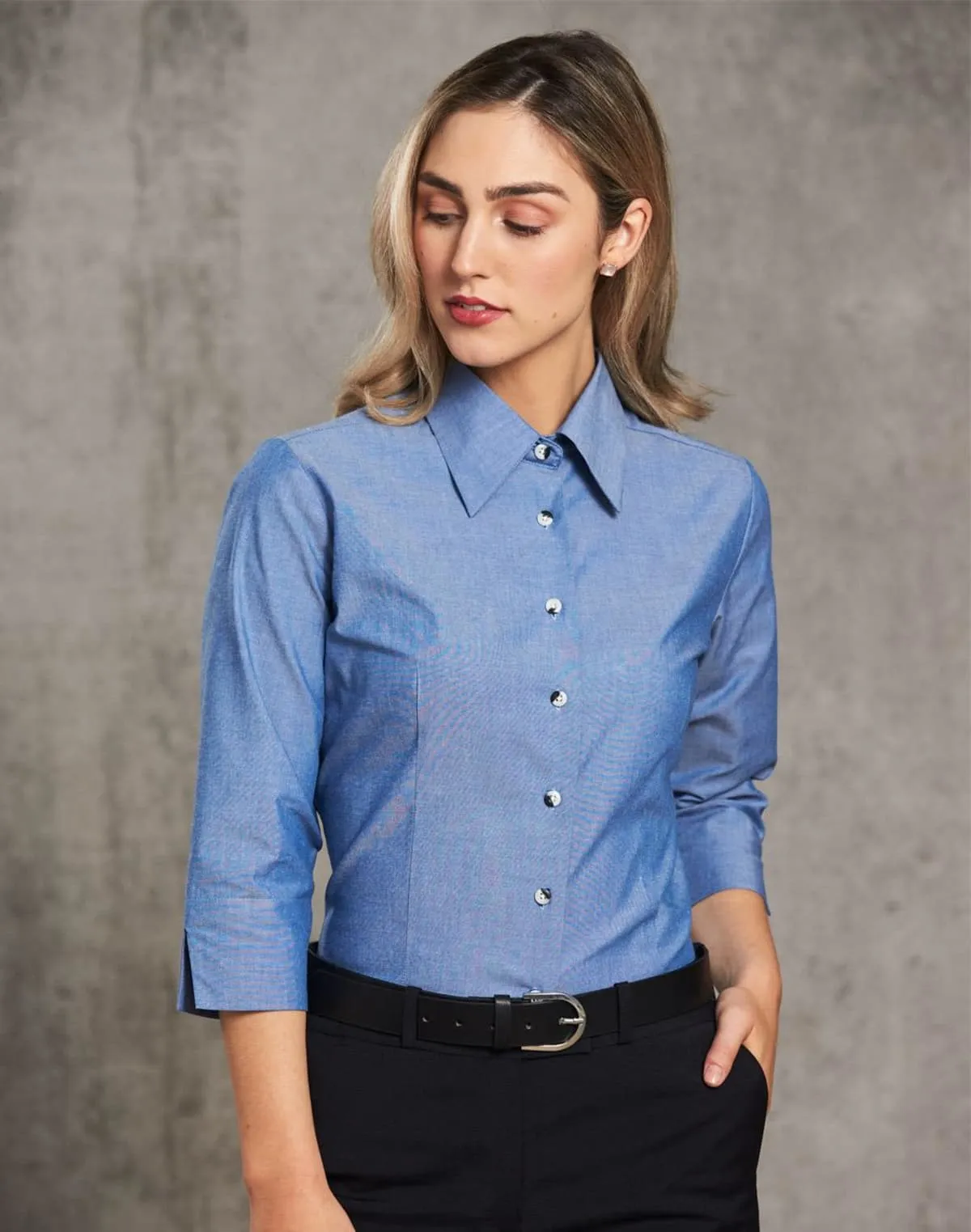 Ladies Corporate Branded Shirt 3/4 Sleeve.