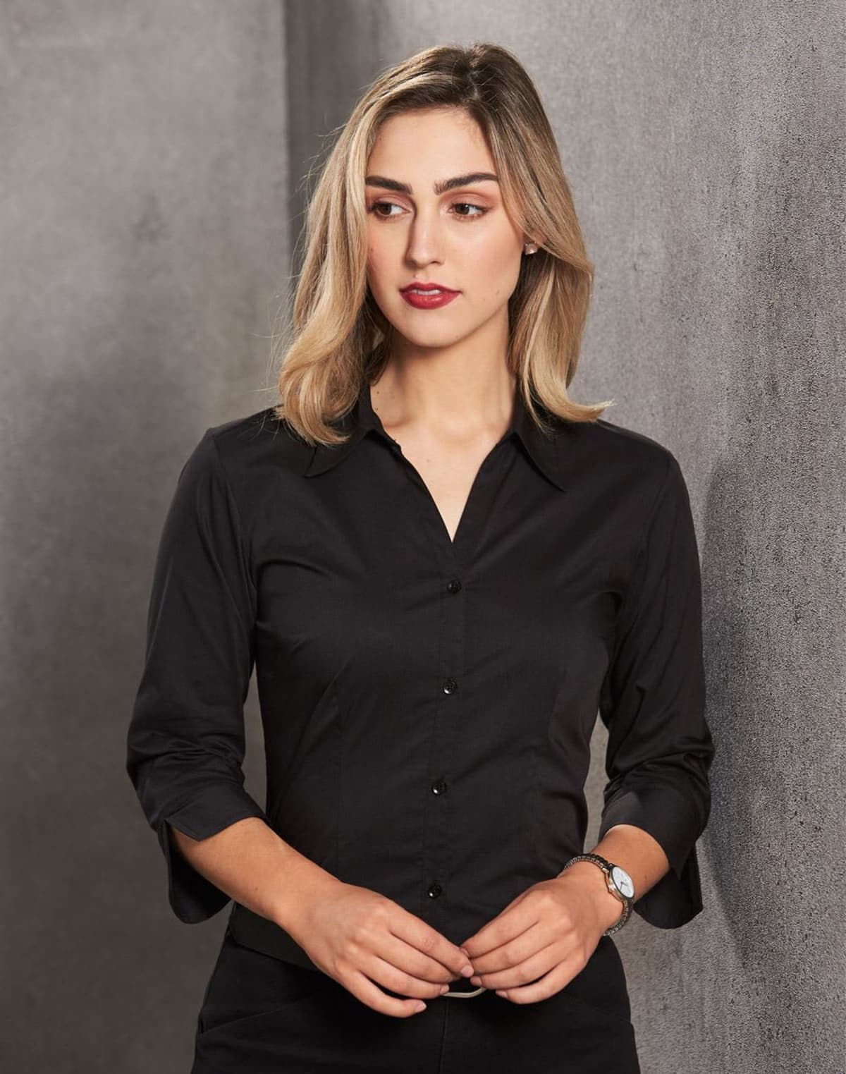 Ladies 3/4 Sleeve Executive Apparel