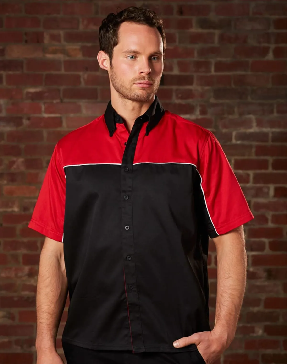 Mens Tri-Colour Poly/Cotton Twill Shirts