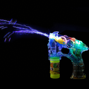 Light Up Bubble Gun With 4 Led