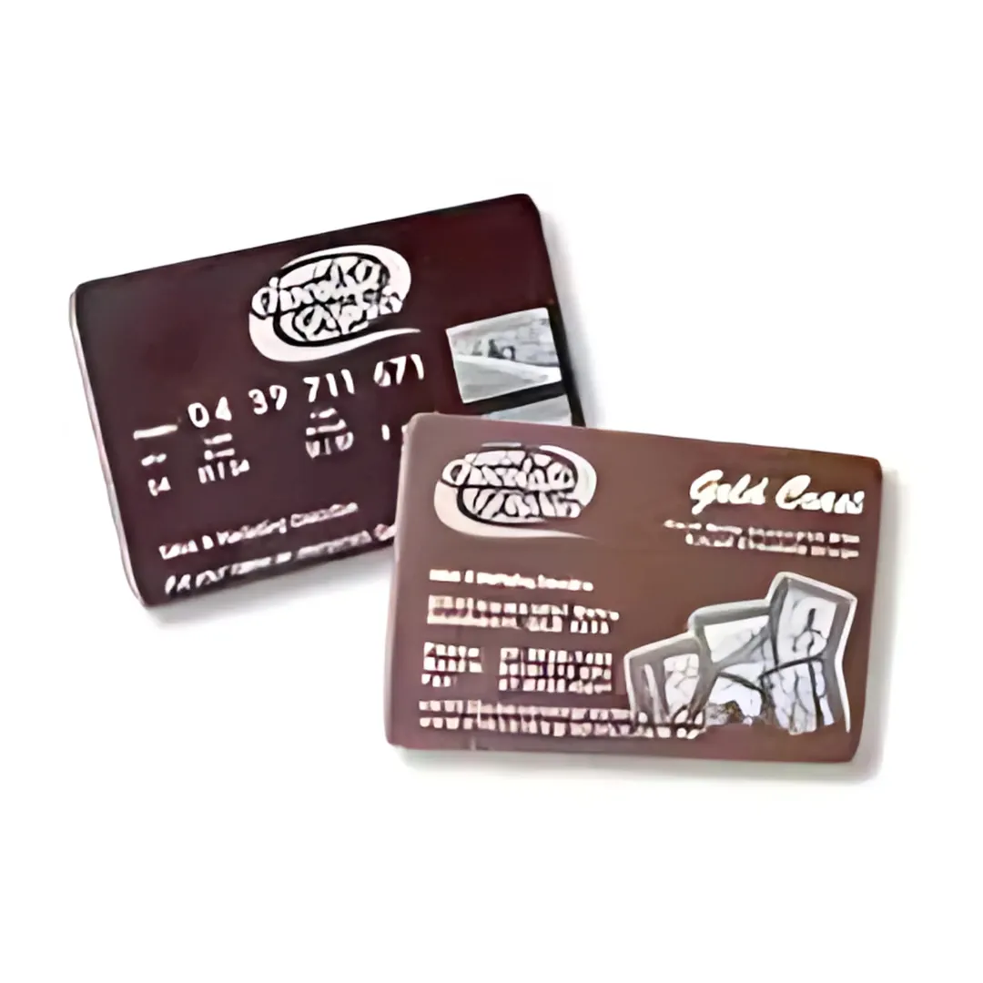 Business Card Sized Chocolates
