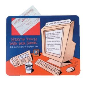 Biz Card Mouse Pads - rush