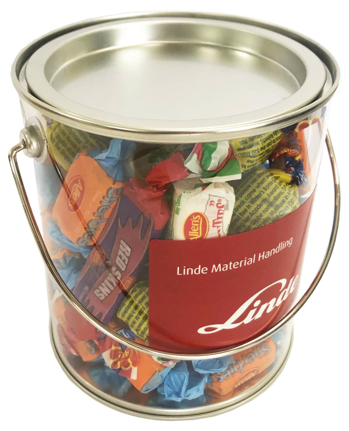 500G Pvc Bucket Filled With Allen's Lollies