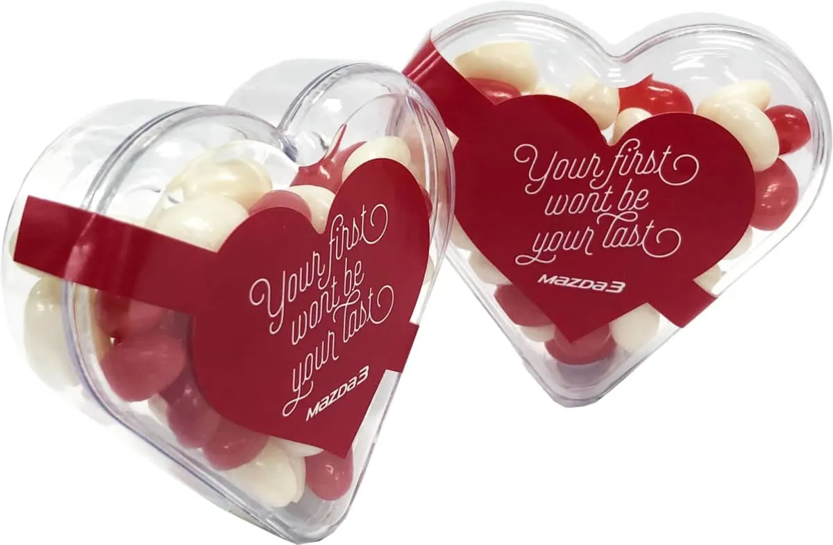 Hearts Jar Jelly Beans