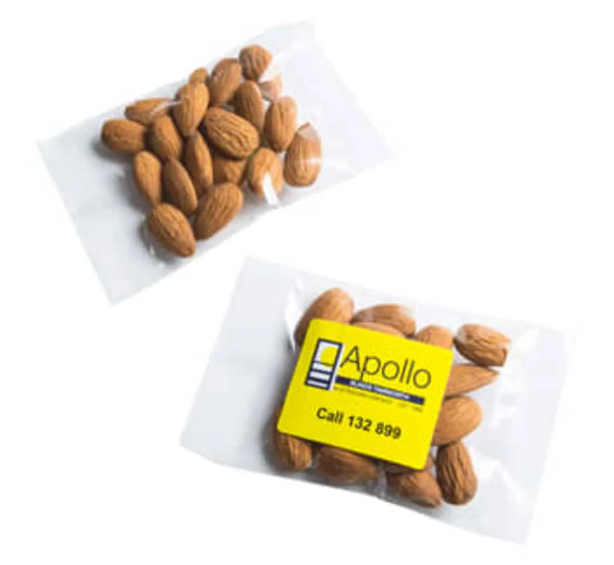 25G Raw Almonds In Printed Packages