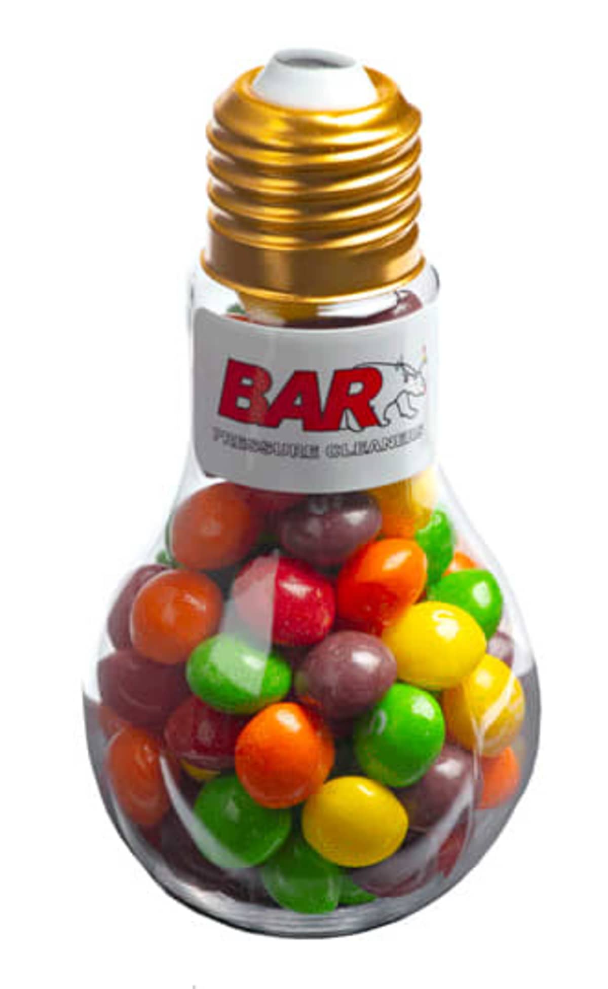 Light Bulb With 100G Skittles
