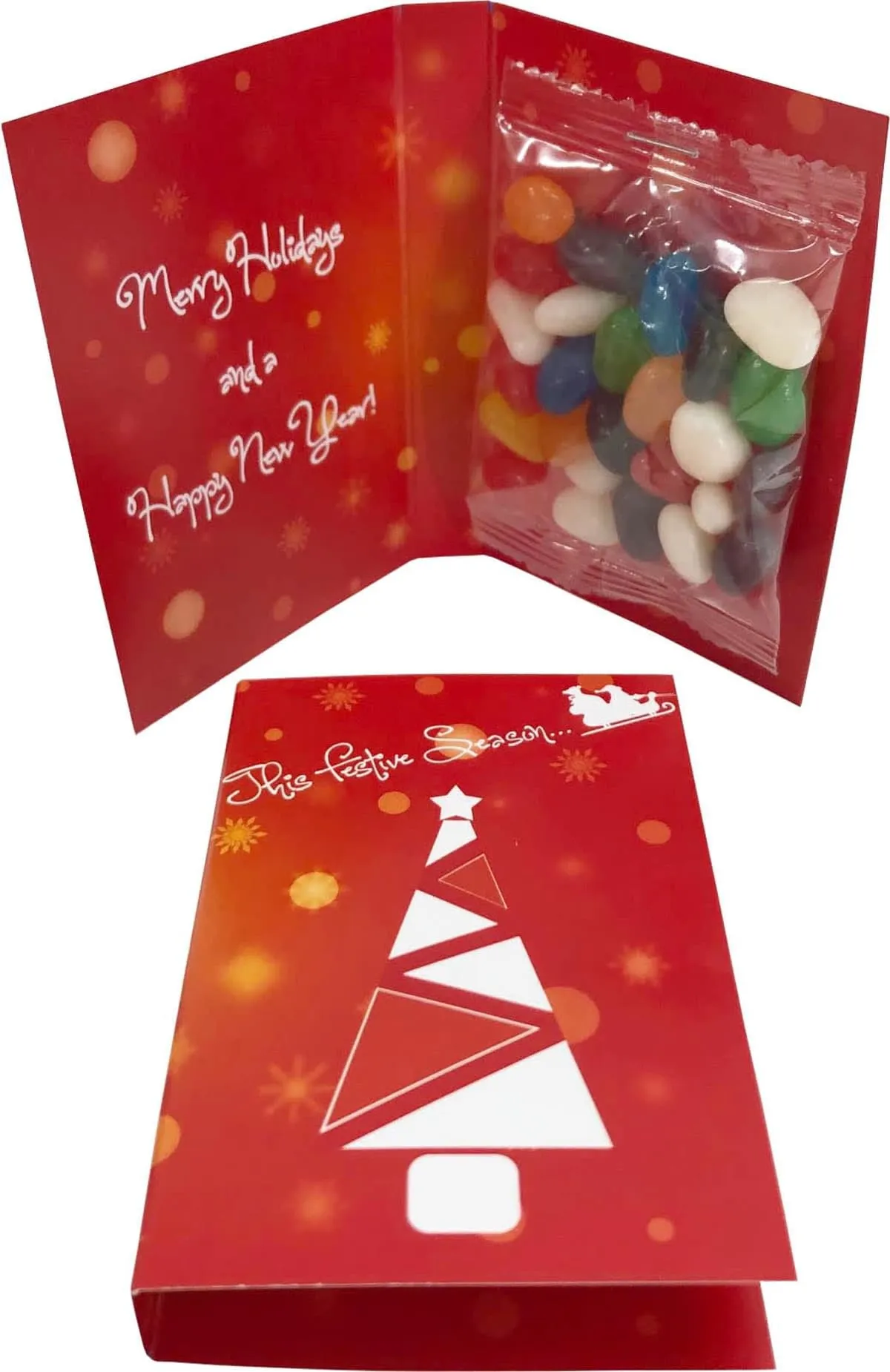 Full Colour Printed 25G Jelly Bean Cards
