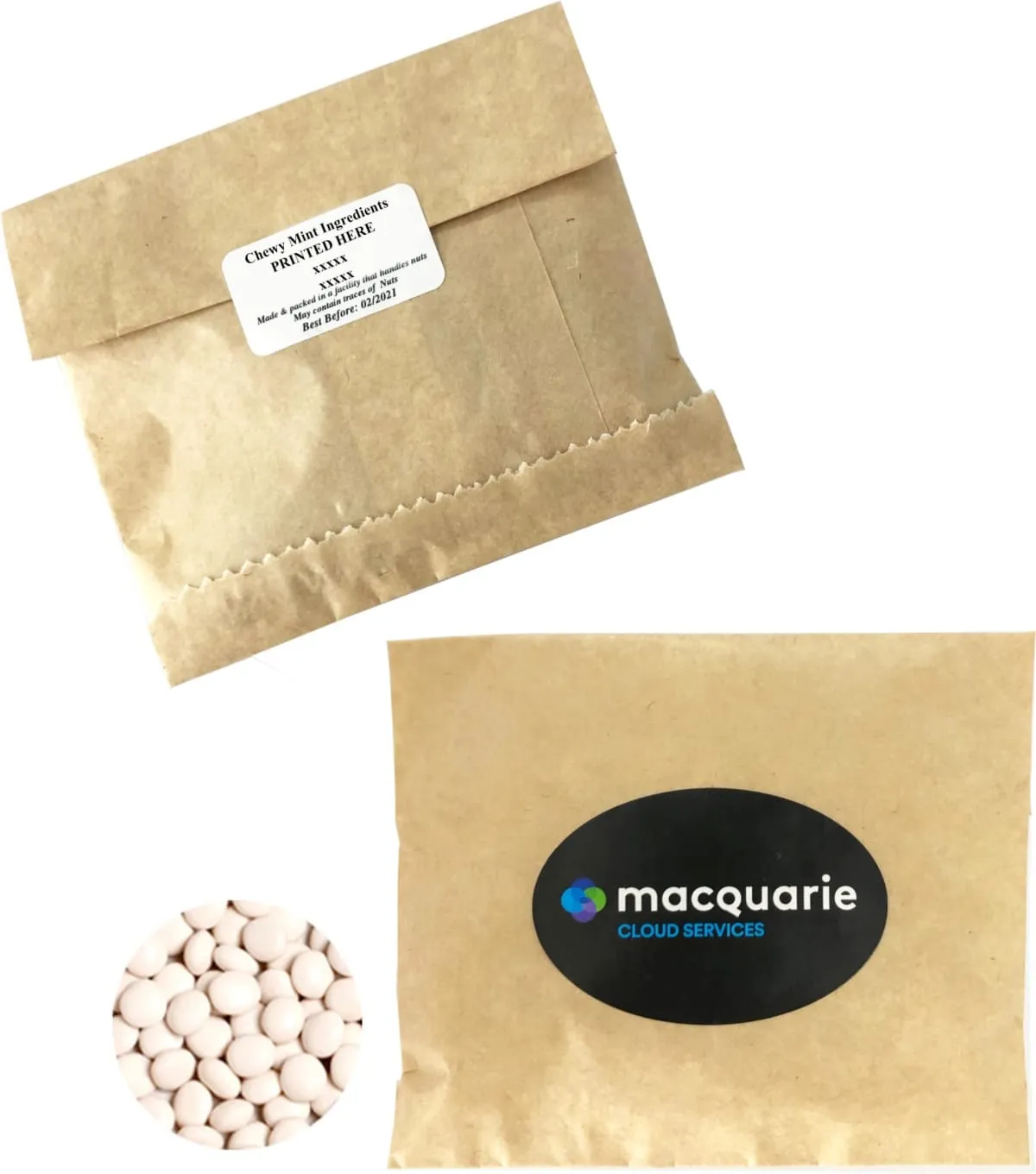 Paper Bags Of Mints 50G