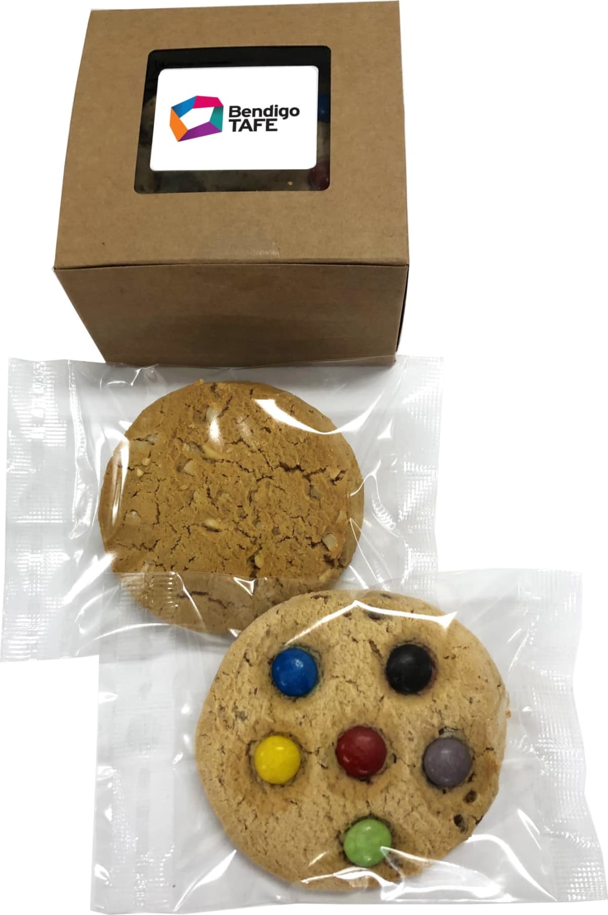 Cookies In Window Boxes - Sticker Adhered To Boxes