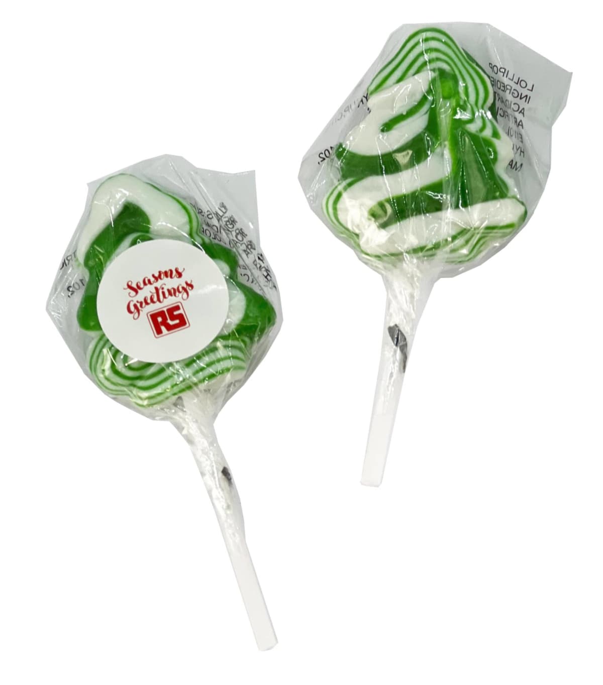 Small Christmas Tree Lollipops