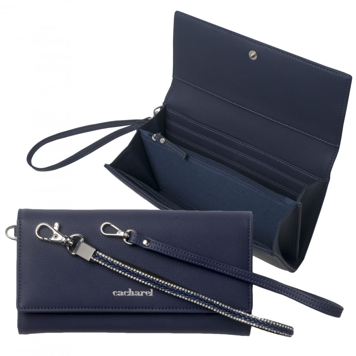 Iris Navy Wallets