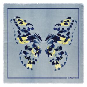 Madeleine Light Blue Light-Wool Scarves