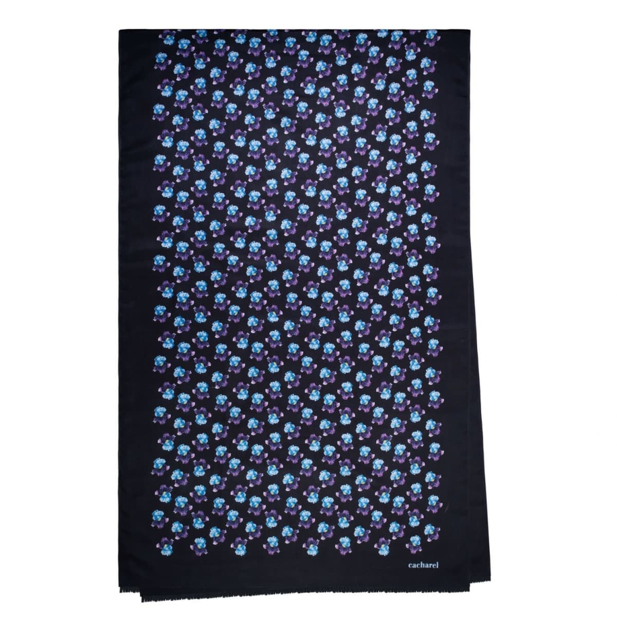 Cacharel French Hortense Navy Scraves - Long