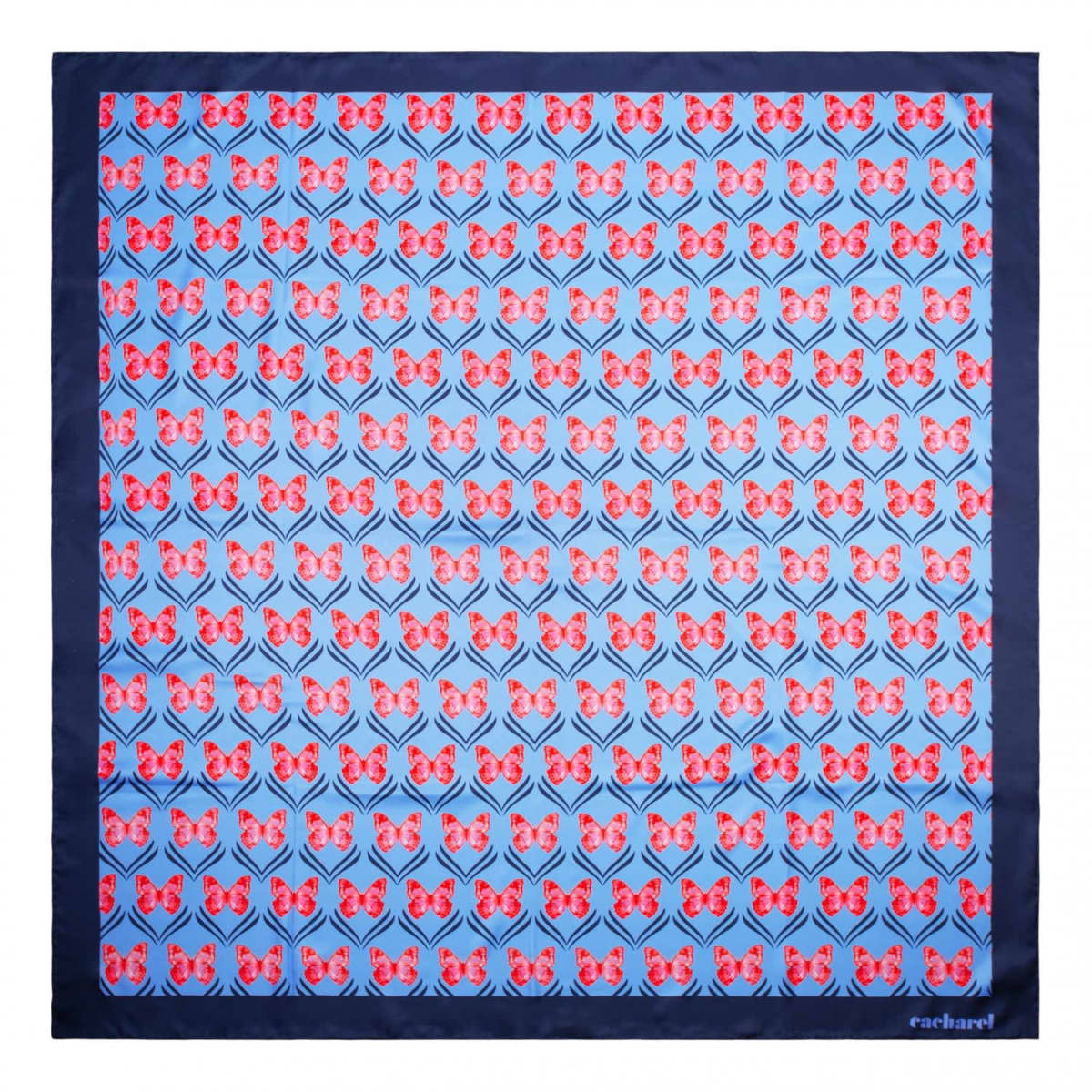 Vegan Pontia Bright Blue Scarves