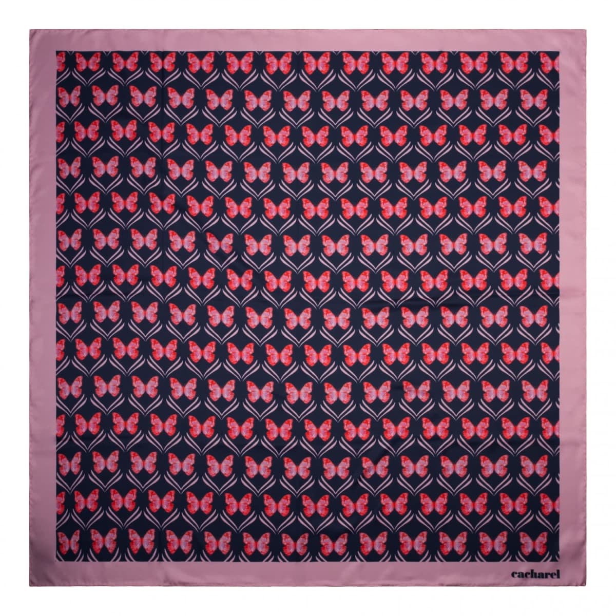 Butterfly Pontia Navy Scarves