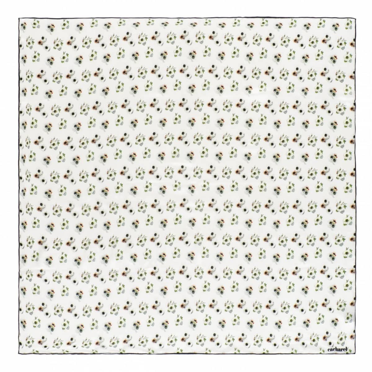 Flower Montmartre Silk Scarves