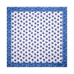 Floral Hortense Bright Blue Scarves