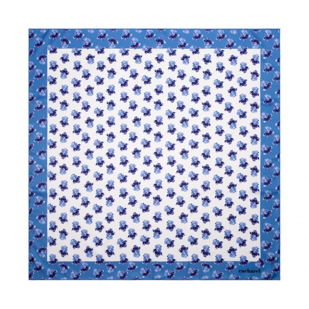 Floral Hortense Bright Blue Scarves