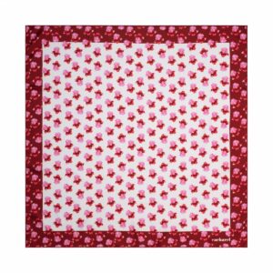Floral Hortense Bright Red Scarves