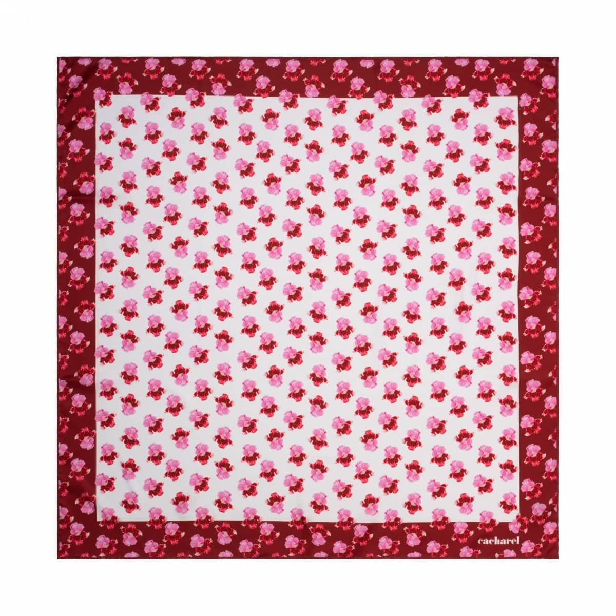 Floral Hortense Bright Red Scarves