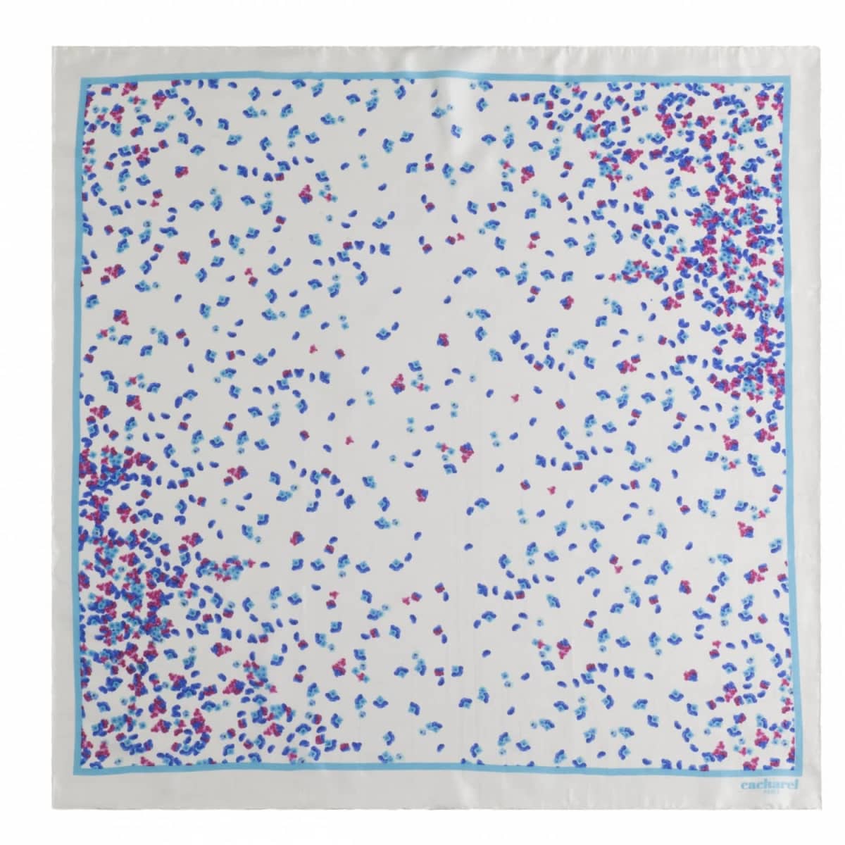 Tourbillon Blanc Silk Scarves