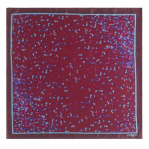 Tourbillon Bordeaux Silk Scarves