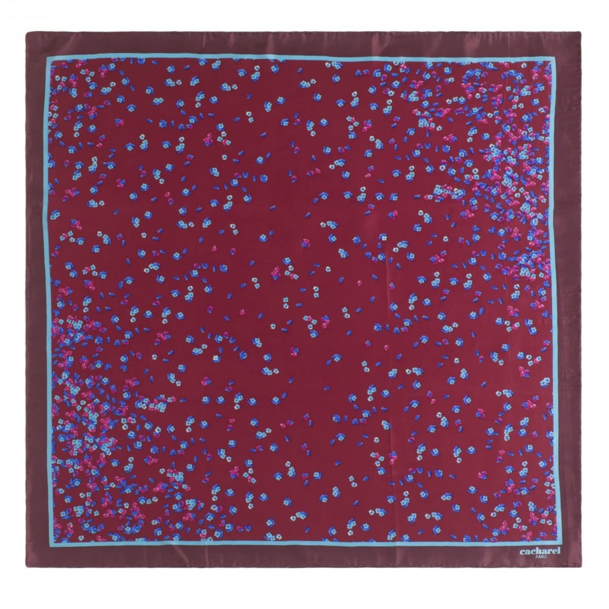 Tourbillon Bordeaux Silk Scarves