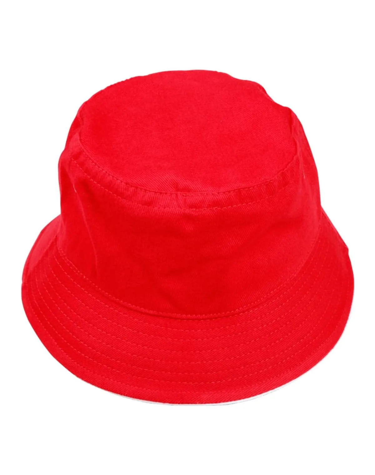 Brushed Cotton Bucket Hats With Sandwich Trim