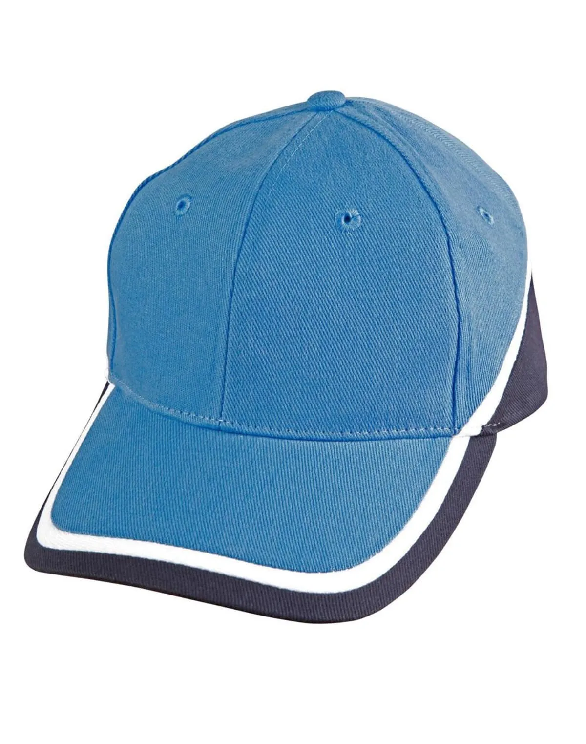 Cotton 6-Panel Cap With Metal Buckles